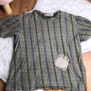 Comme Des Garçons Striped Boxy T-shirt Small
